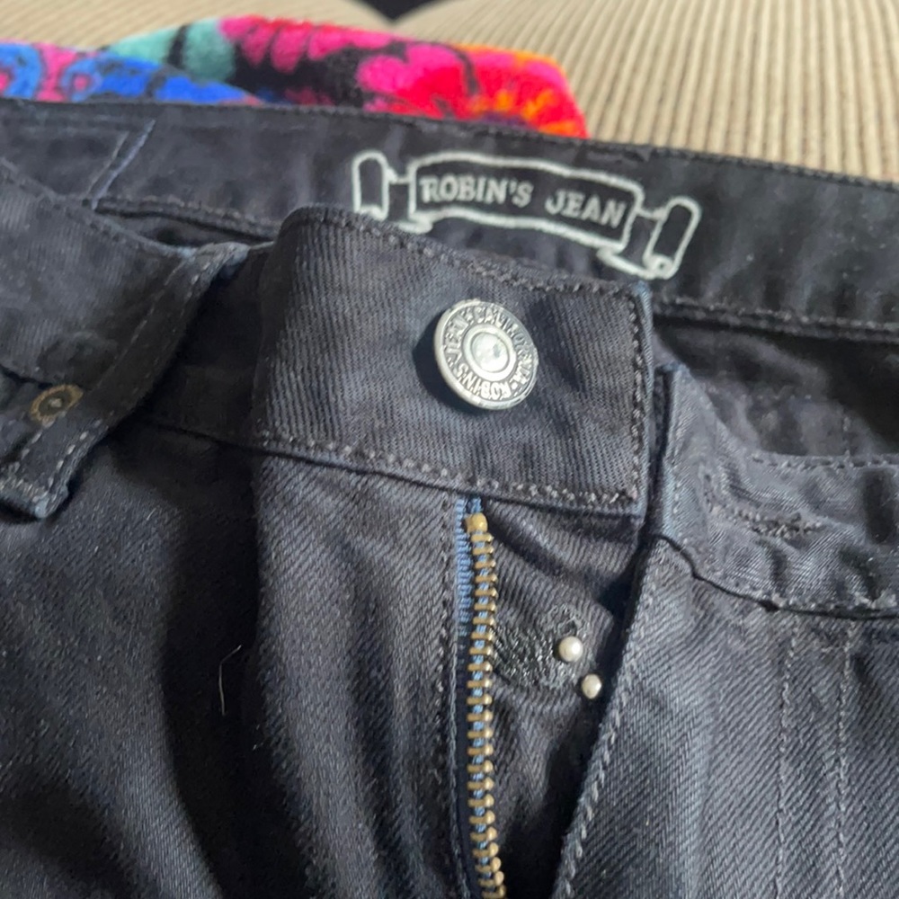 Black robin jeans